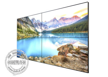 55» αλυσίδα Samsung 3.5mm της Daisy Bezel ψηφιακός τηλεοπτικός τοίχος συστημάτων σηματοδότησης, 500cd/μεγάλης οθόνης τετρ.μέτρο εισαγωγής τοίχων HDMI
