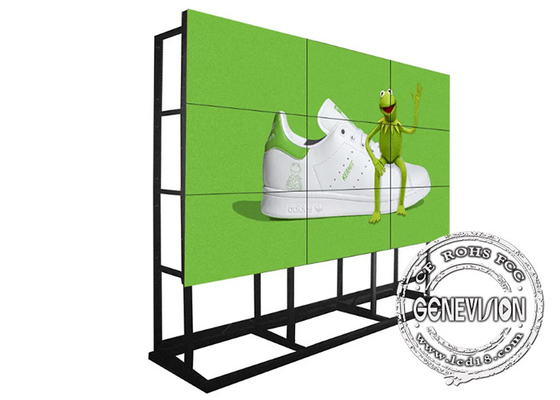 46 / Τηλεοπτικός τοίχος στούντιο LCD TV εμπορικών σημάτων 55 ίντσας BOE που συνδέει το σύστημα οργάνων ελέγχου οθόνης