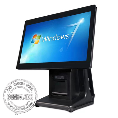 Πληρωμή Λιανικής πώλησης POS αφής Monitor QR Code and Printer for Self Service