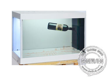 Έξυπνο 65 ίντσας 4k διαφανές LCD ψηφιακό σύστημα σηματοδότησης αρρενωπά 5,1 διαφήμισης διαχείρισης προθηκών μακρινό