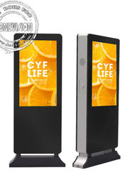 Πλήρες HD LCD υπαίθριο ηλεκτρονικό σύστημα σηματοδότησης οθόνης αφής διαφήμισης 49 ίντσας με τη κάμερα αναγνώρισης προσώπου