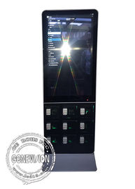 Μόνιμο περίπτερο οθόνης αφής LCD 43 ίντσα με τον κινητό σταθμό τηλεφωνικής χρέωσης