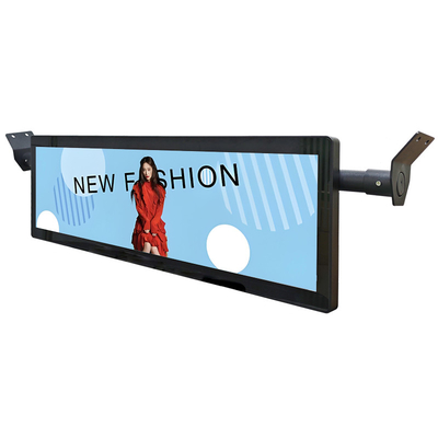 29 ιντσών 1920*540 Βάση οροφής λεωφορείου Android LTE 4G Wifi LCD Bar Επεκτεινόμενη οθόνη για διαφήμιση