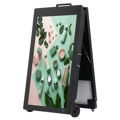 Solar Powered Portable Digital Kiosk - Αναδιπλούμενη LCD διαφήμιση οθόνη αδιάβροχη υπαίθρια τηλεόραση για υπαίθρια ψηφιακή σήμανση