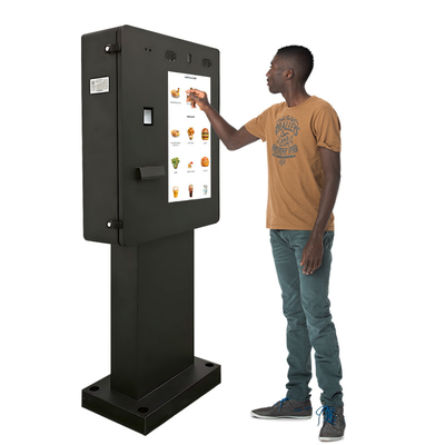 Κάμερα μικρόφωνο POS εκτυπωτής QR κώδικα σαρωτής εξωτερική αυτοεξυπηρέτηση πληρωμή κιόσκι