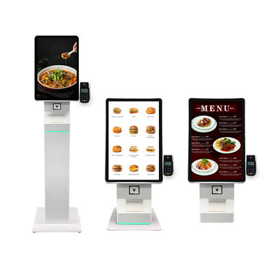3 in 1 Wall Mount Table Floor Stand Self Ordering Touch Screen Kiosk Android Computer System