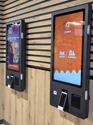 24 32 ιντσών διαδραστική αυτόματη οθόνη αφής μηχανή πληρωμής αυτόματης παραγγελίας