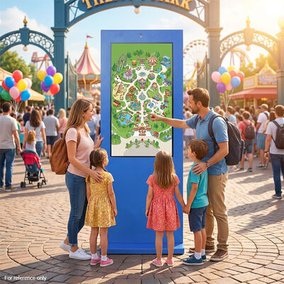 43 Inch 2000 Nits IP65 Waterproof Outdoor Digital Signage Kiosk with Optional AC