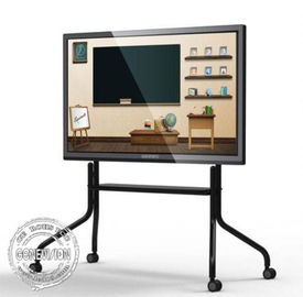 Περίπτερο 86 ίντσας αφής πολυμέσων οθόνης LCD διαλογικό