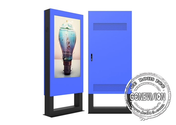 55 65 αδιάβροχο LCD ψηφιακό σύστημα σηματοδότησης 75inch 4K IP65
