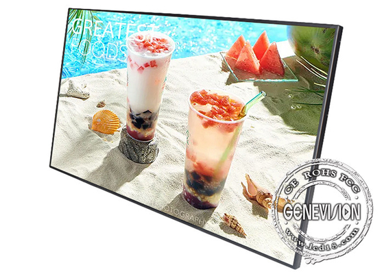 Συμβούλιο Πολιτιστικής Συνεργασίας Bezel 3.5mm/8mm στενός ψηφιακός τηλεοπτικός τοίχος συστημάτων σηματοδότησης για το εστιατόριο