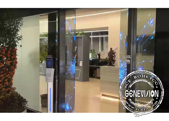 55» κάθετος διαφανής εύκαμπτος OLED τηλεοπτικός τοίχος 2X2