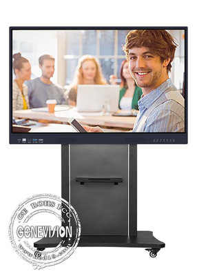 65 έξυπνα πολυ μέσα 3840x2160 400 Cd/M2 Whiteboard οθόνης αφής ίντσας