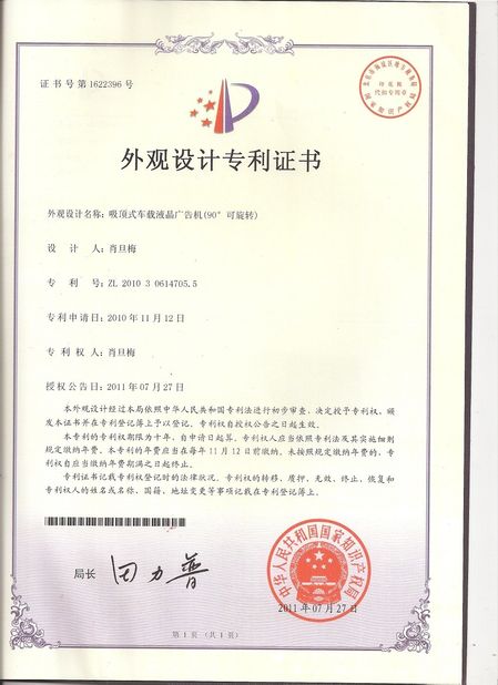ΚΙΝΑ Shenzhen MercedesTechnology Co., Ltd. Πιστοποιήσεις